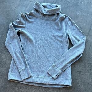 Vintage Y2k Lululemon Heather Grey Cowl Turtle Neck Athletic Longsleeve 6